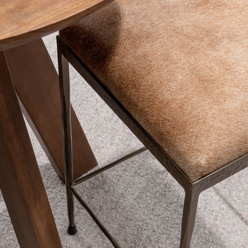 Bose Hide Blond Counter Stool