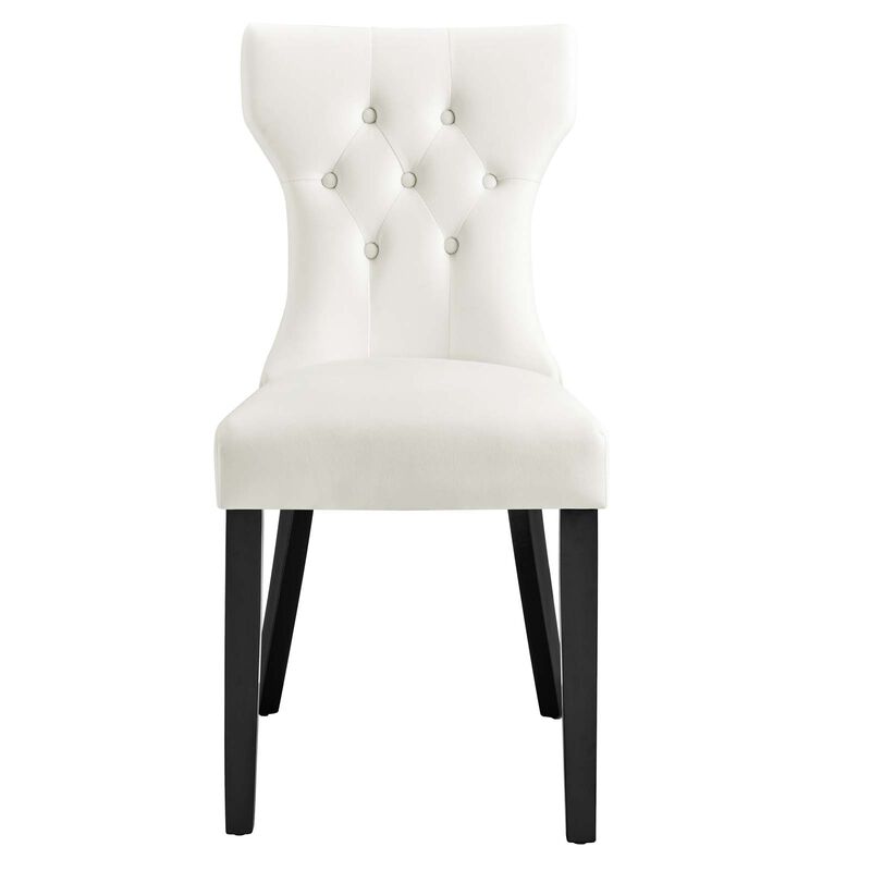 Silhouette Performance Velvet Dining Chairs - Set of 2 image number 5