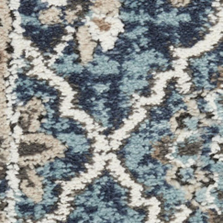 HomeRoots Floral Power Loom Area Rug