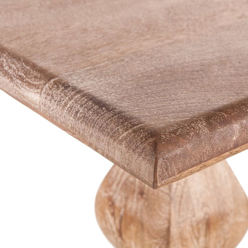 World Interiors Pengrove 72" Dining Bench in Antique Oak Finish image number 7