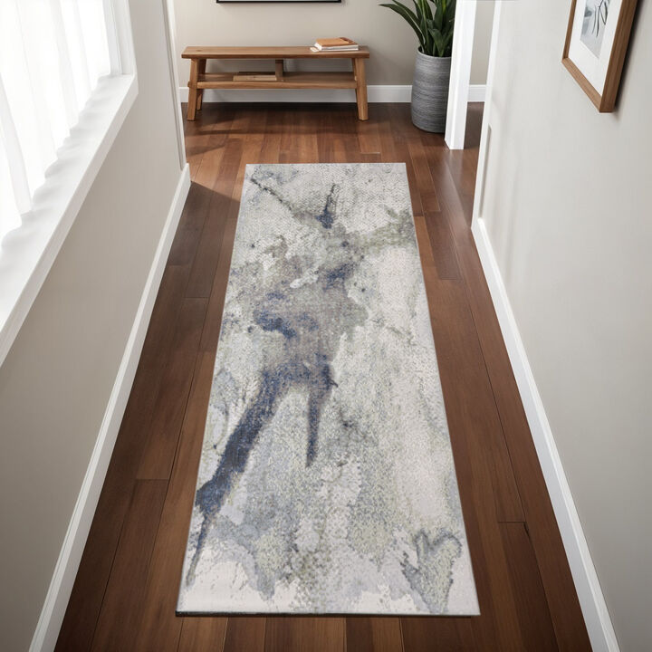 HomeRoots Abstract Runner Rug