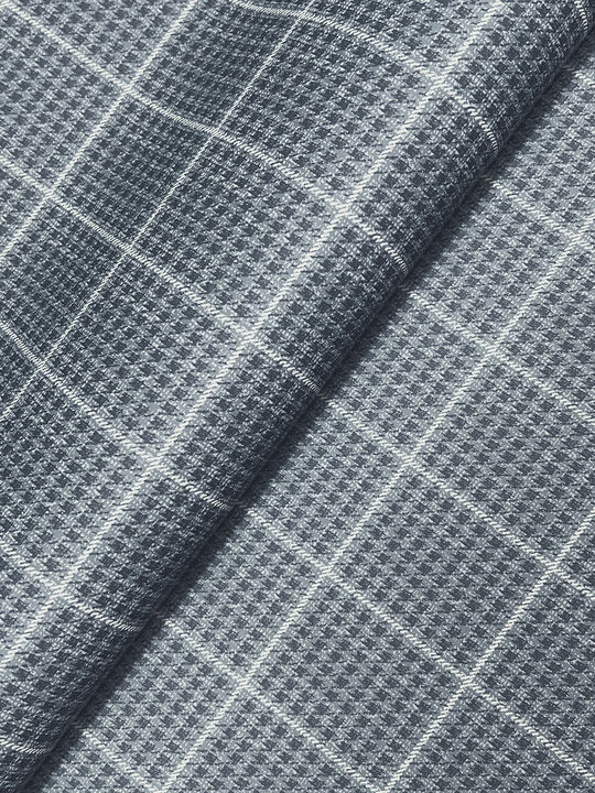 Prescott Navy Glen Check Wallpaper