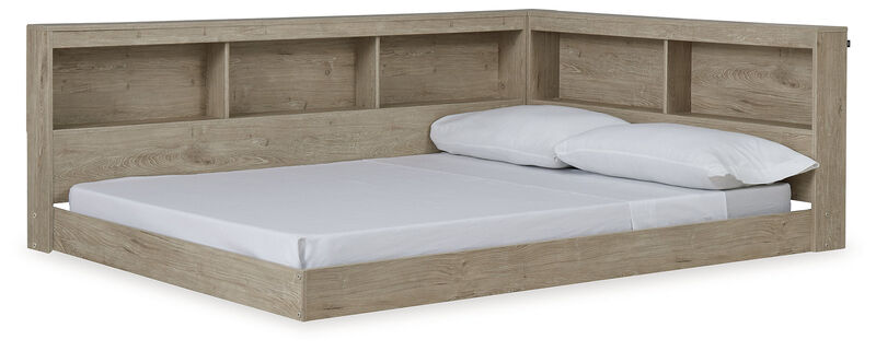 Oliah Full Bookcase Storage Bed image number 0