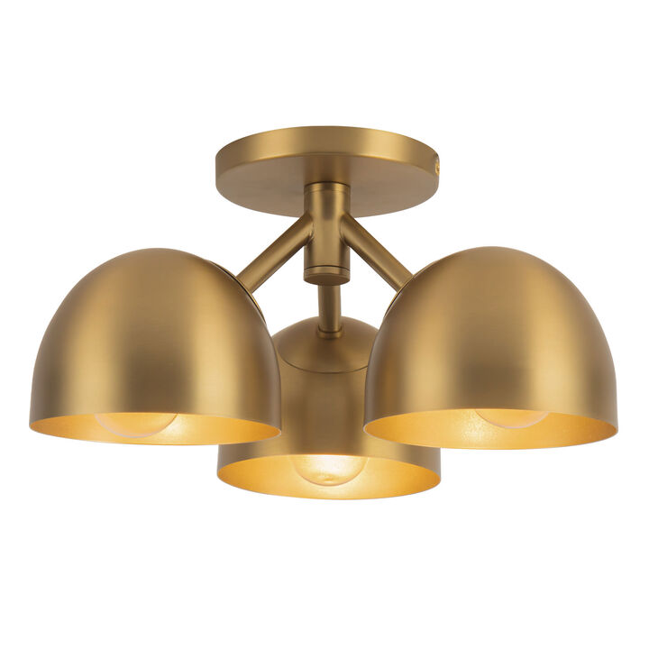 Fosso 13 in Semi Flush Mount