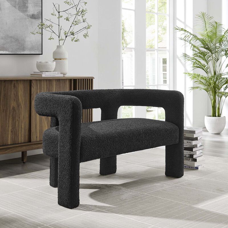 Modway Kayla Boucle Upholstered Loveseat image number 7