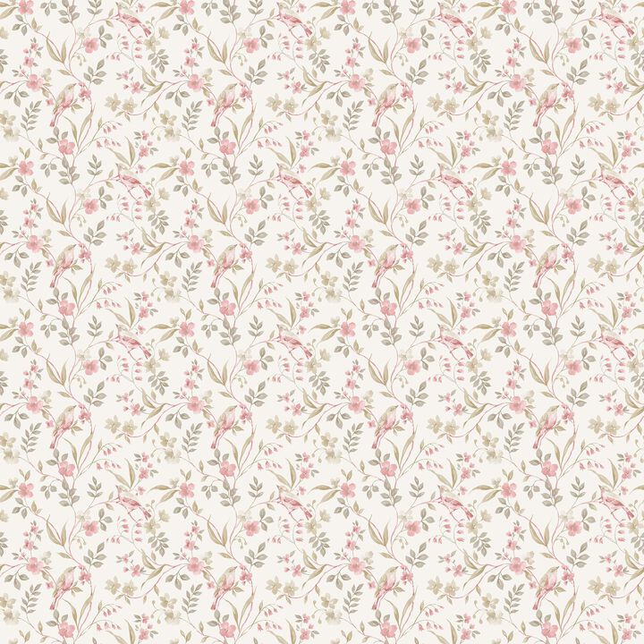 Miniatures 3 Garden Bird Green Wallpaper G68714