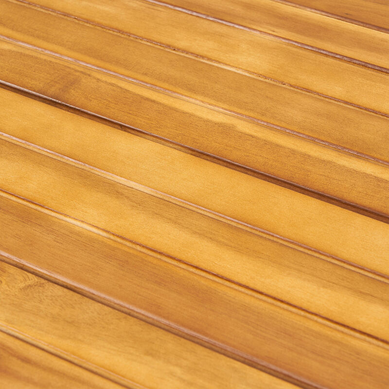 Nirweb Modern Outdoor Wood Dining Table image number 8