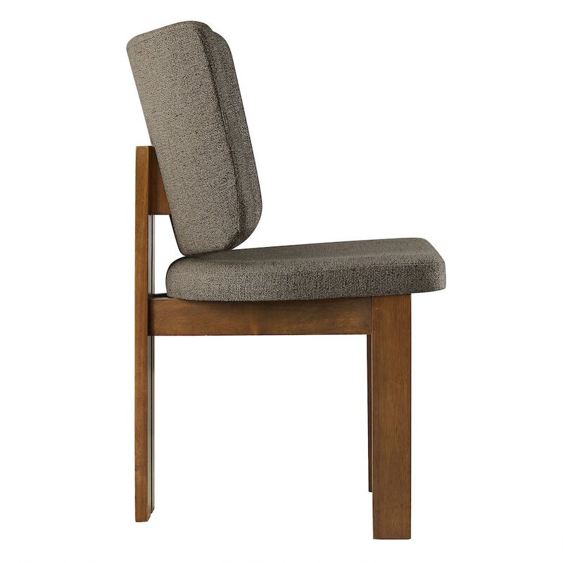 Alba Armless Upholstered Dining Chairs Set Of 2 image number 4