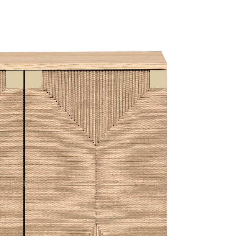 Seagrass Doors Accent Natural Sideboard image number 6