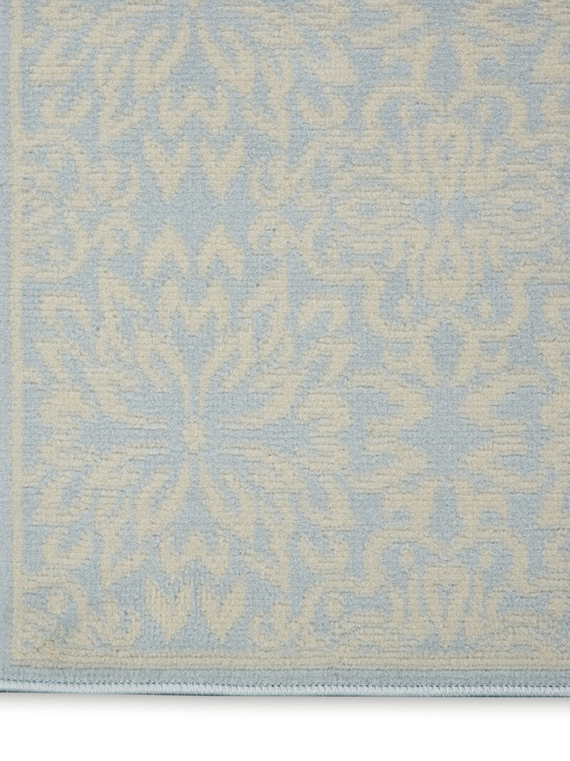 Jubilant JUB06 Ivory/Light Blue 2'3" x 7'3" Rug