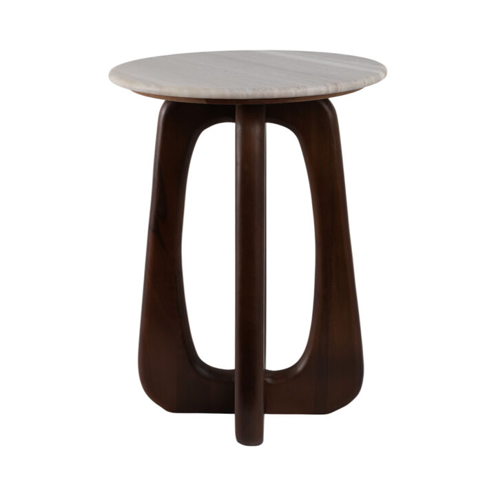 Sagebrook  Marble Top Accent Table