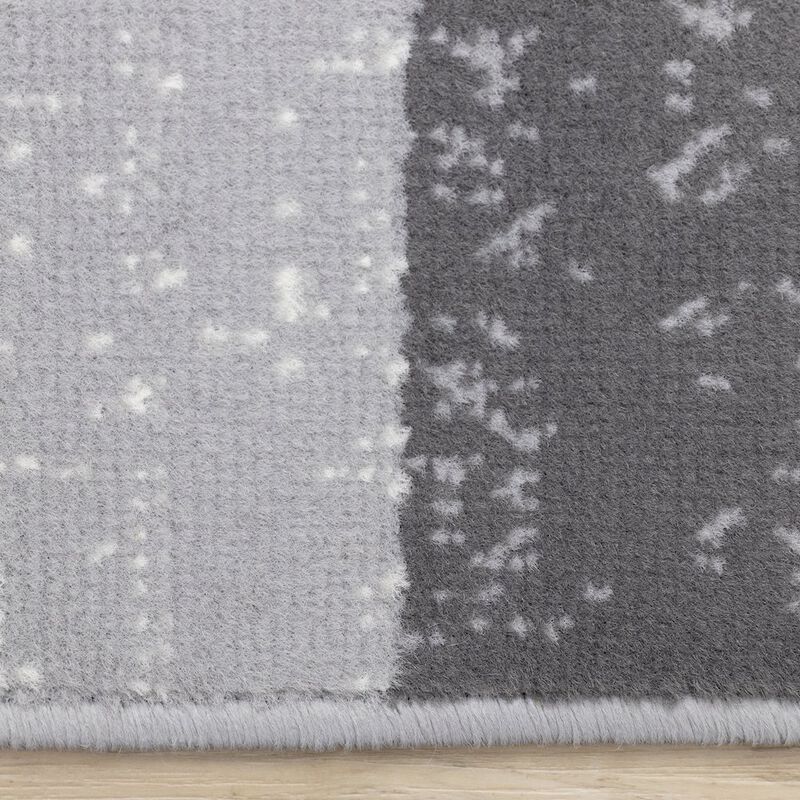 Novelle Home Functional Style Yellow Grey Geometric Blocks Rug, 4'7 x 6'7, 4'7 x 6'7 image number 1