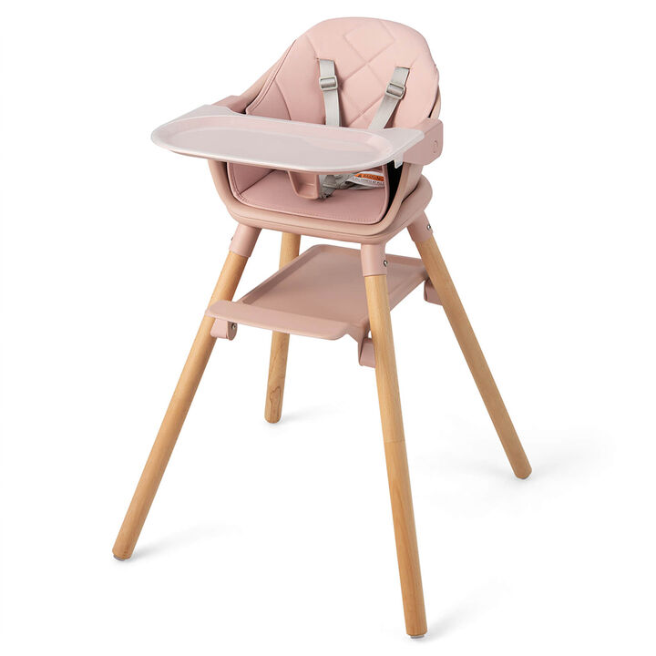6-in-1 Baby High Chair with Removable Dishwasher and Safe Tray