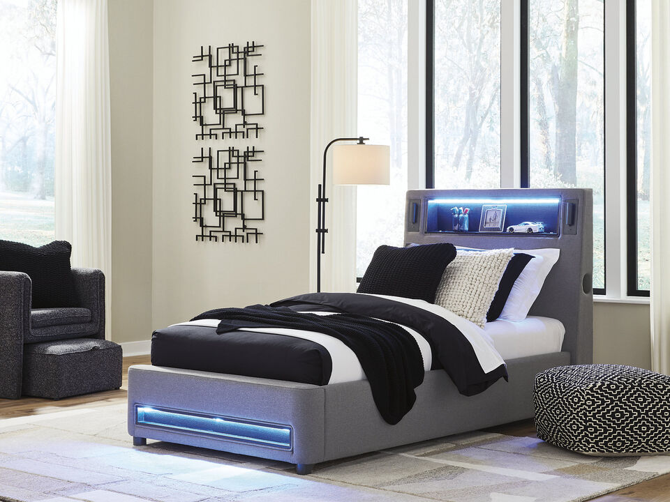 Cayberry Twin Upholstered Bed