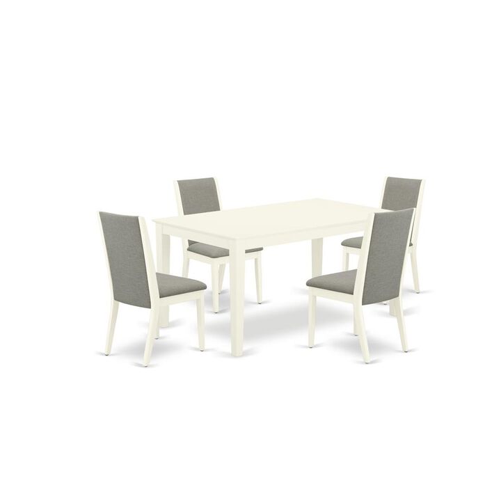 Dining Room Set Linen White