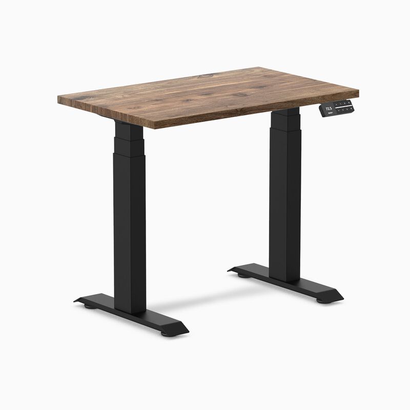 Desky Dual Mini Hardwood Sit Stand Desk image number 0