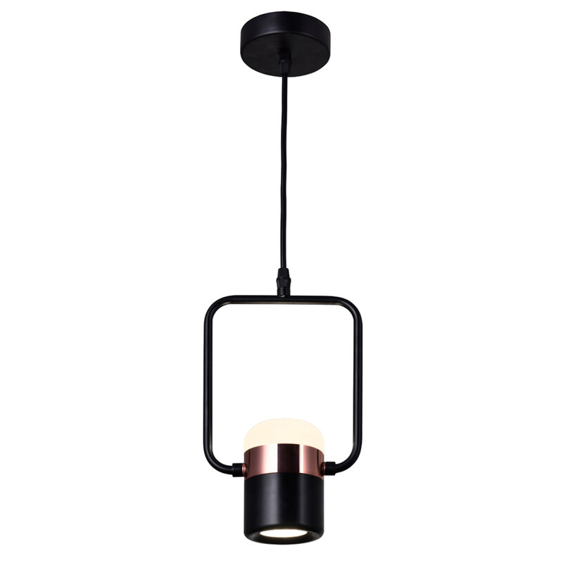 Moxie LED Down Mini Pendant With Black Finish