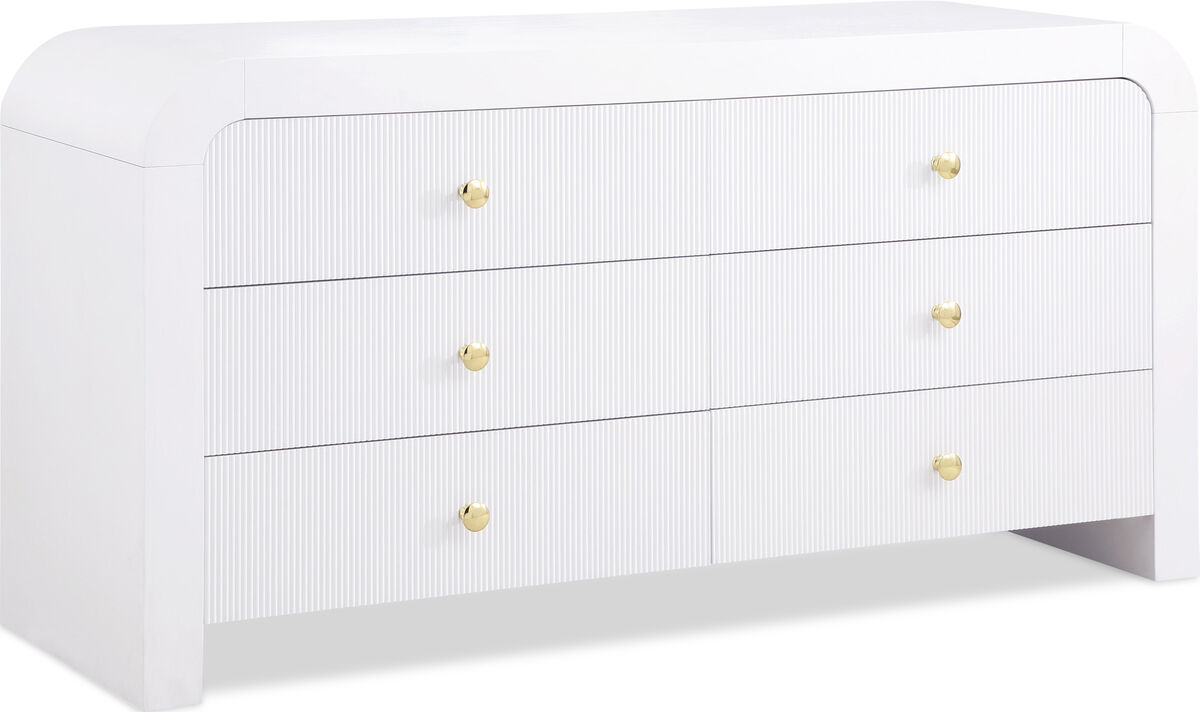 Meridian Furniture Artisto White Dresser