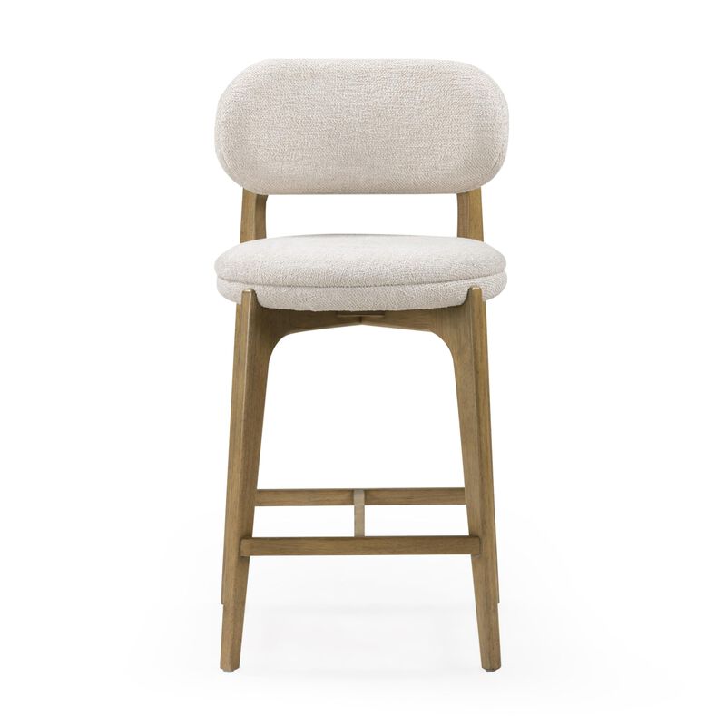 Tov Furniture Carnation Cream Performance Fabric Counter Stool image number 2