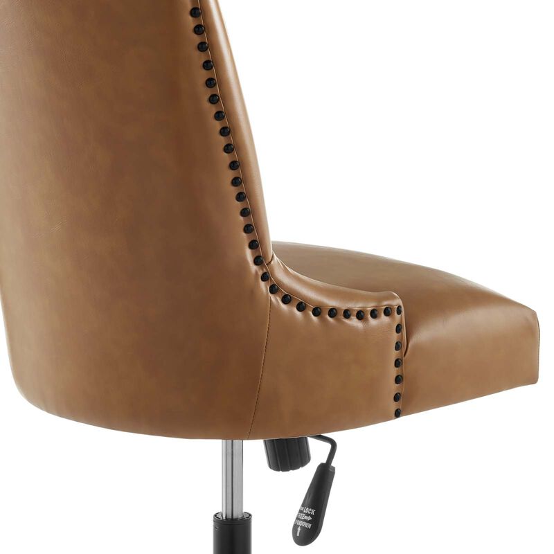 Modway Furniture - Empower Channel Tufted Vegan Leather Office Chair image number 5
