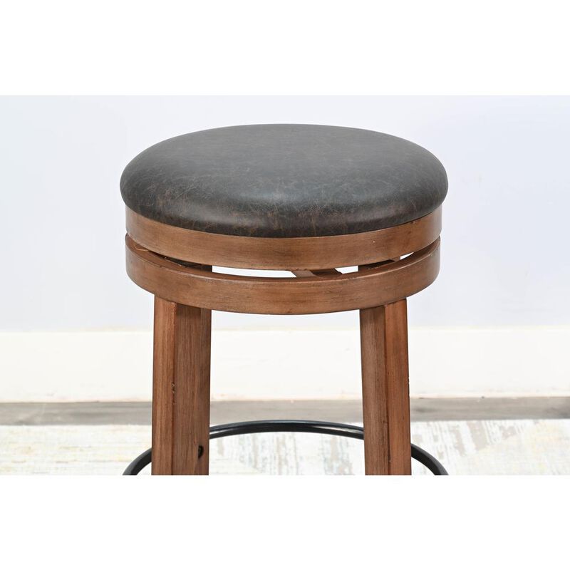 Sunny Designs Bar Swivel Stool with Cushion Seat