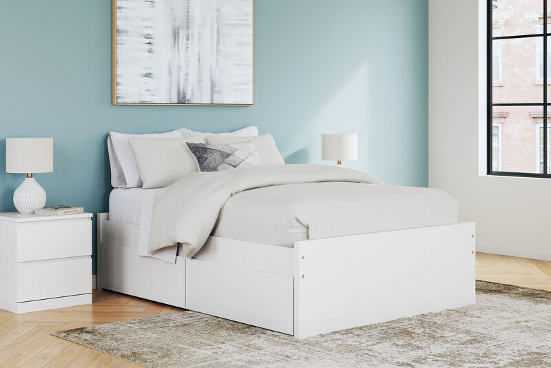 Onita Full Platform Bed with 2 Side Storage image number 1
