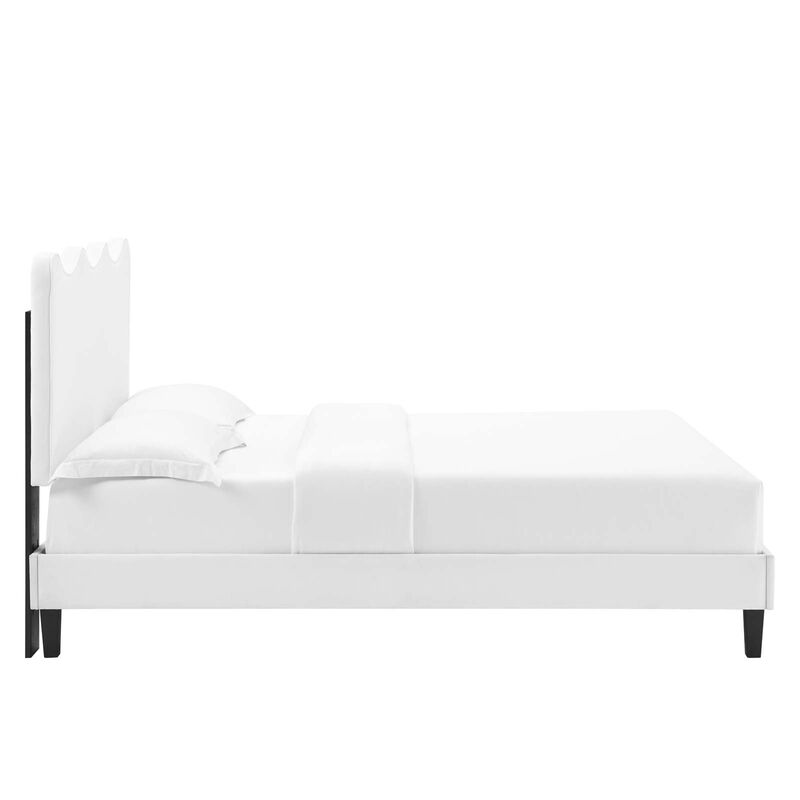 Modway - Current Performance Velvet Full Platform Bed image number 2