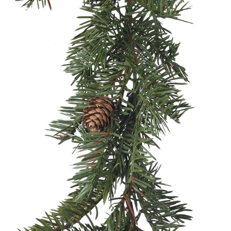 Vickerman 6' Douglas Fir Artificial Christmas Garland, Unlit - Faux Fir Christmas Garland - Indoor Seasonal Home Decor image number 2