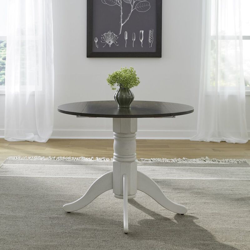 Liberty Furniture Brook Bay Drop Leaf Table Set in Rubberwood Solids with Mindy Veneers image number 2