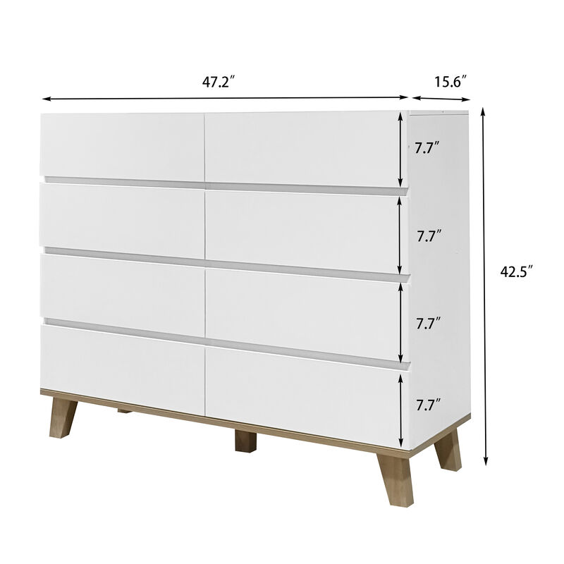 Siwun 8 Drawer Dresser image number 4