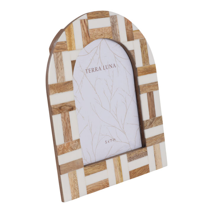 Wooden Arch Inlay Frame