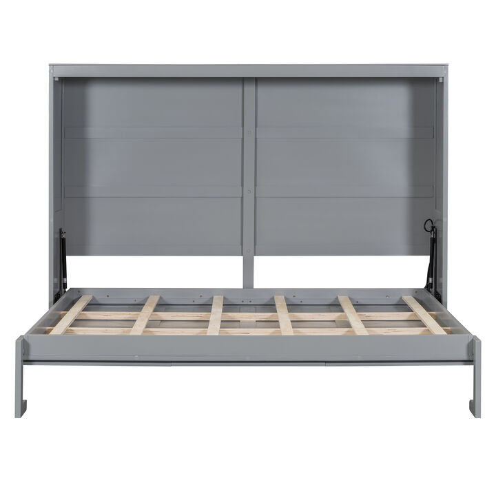 Merax Murphy Bed Cabinet Wall Bed