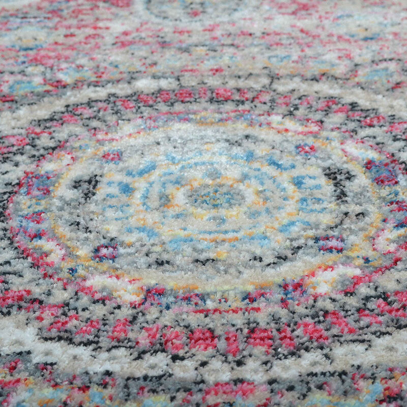 RUGSOTIC CARPETS MACHINE MADE POLYESTER AREA RUGS  - Rectangle Shape, Classic Oriental Traditional  Design, Low Pile Machine Made Area Rugs (M00103) image number 3