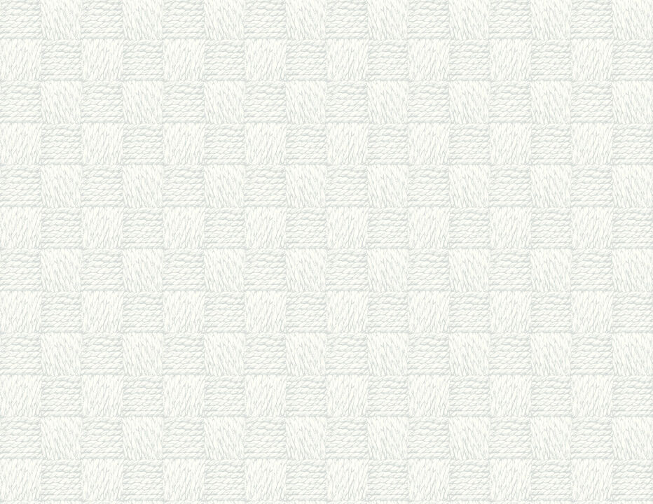 Calabash Light Grey Rope Basketweave Wallpaper (Set of 2)