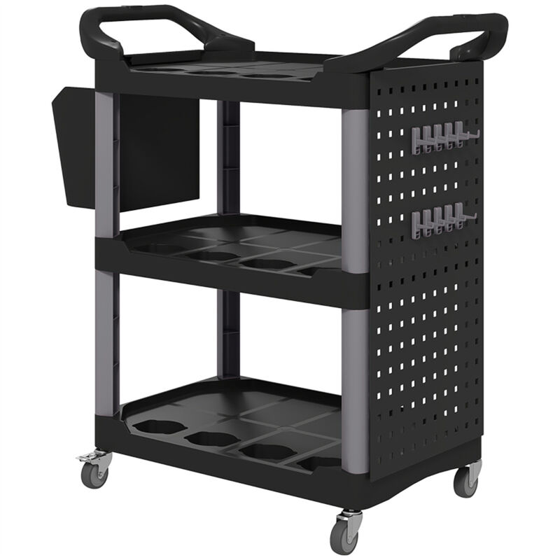 Rolling Tool Cart with Multiple Drawers, Mobile Garage Storage Organizer