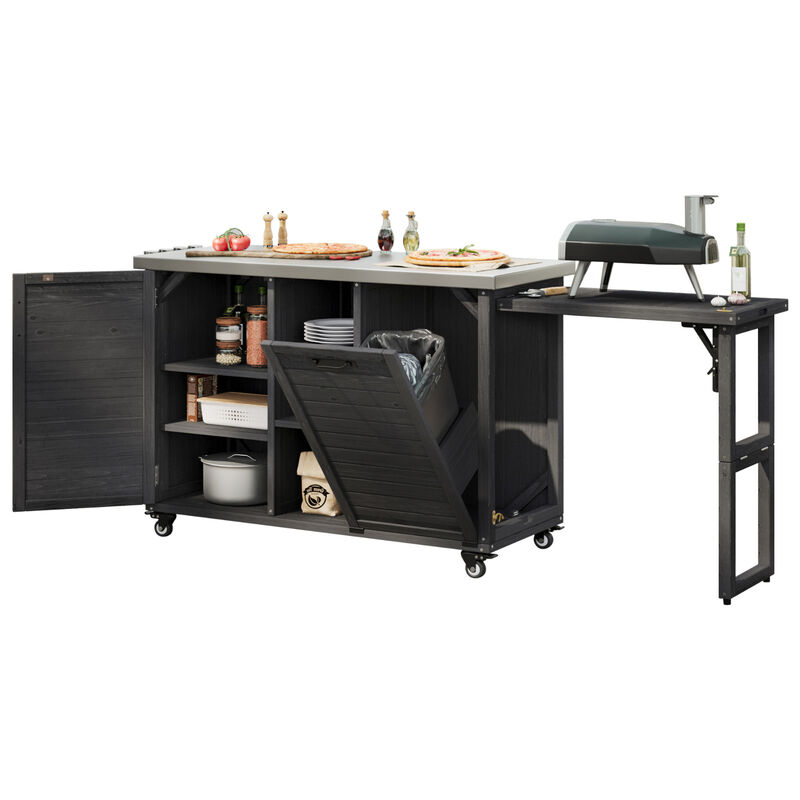 Large Outdoor Kitchen Island image number 7