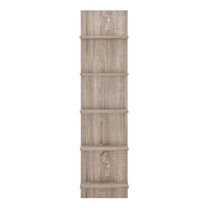 Five-Tier Wide Column Wall Shelf