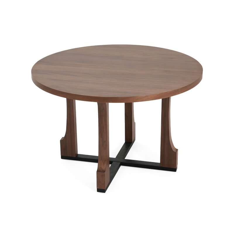 Merax Round Farmhouse Dining Table