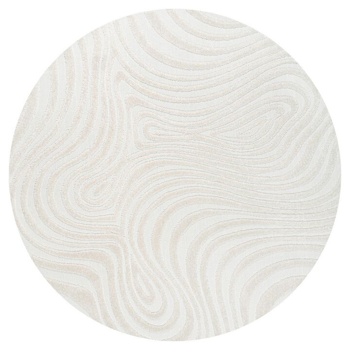 Maribo High-Low Abstract Groovy Striped Area Rug