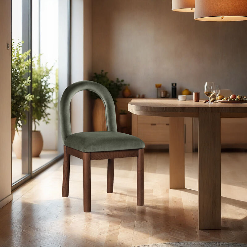 Meridian Furniture Conrad Velvet Dining Chair image number 1