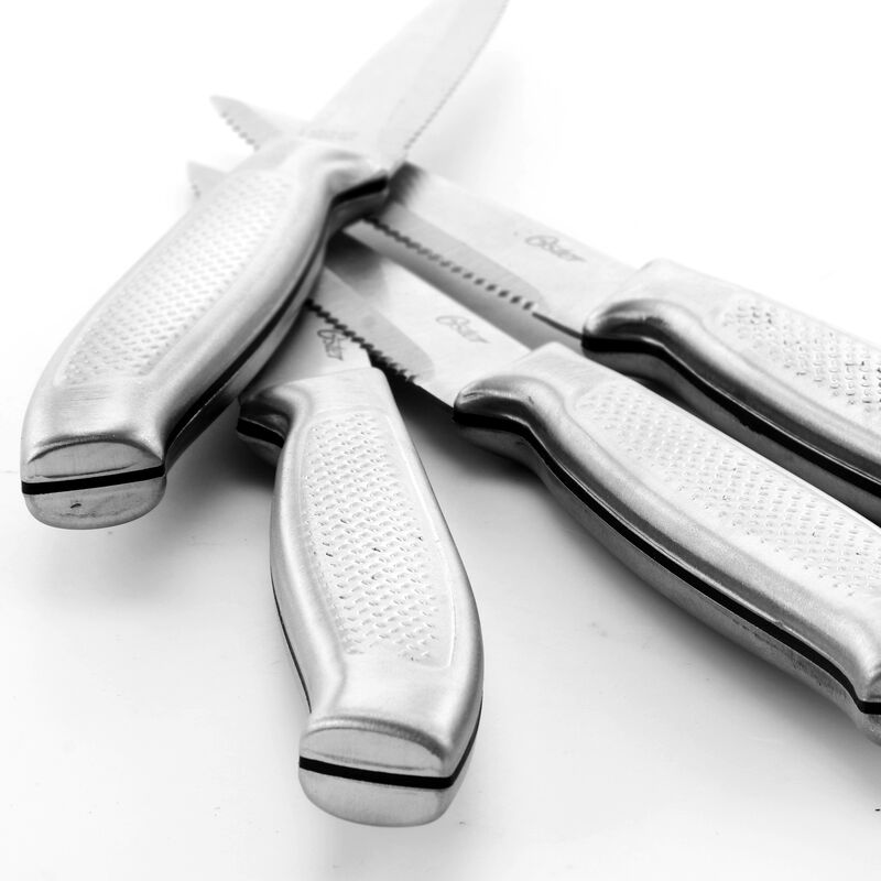 Oster Edgefield 14 Piece Stainless Steel Cutlery Knife Set with Black Knife Block image number 2