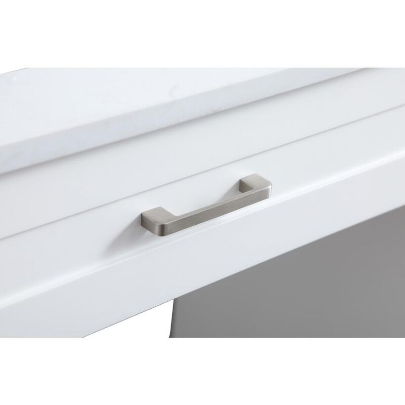 Elegant Kitchen and Bath 54 Inch ADA Compliant Bathroom Vanity In White