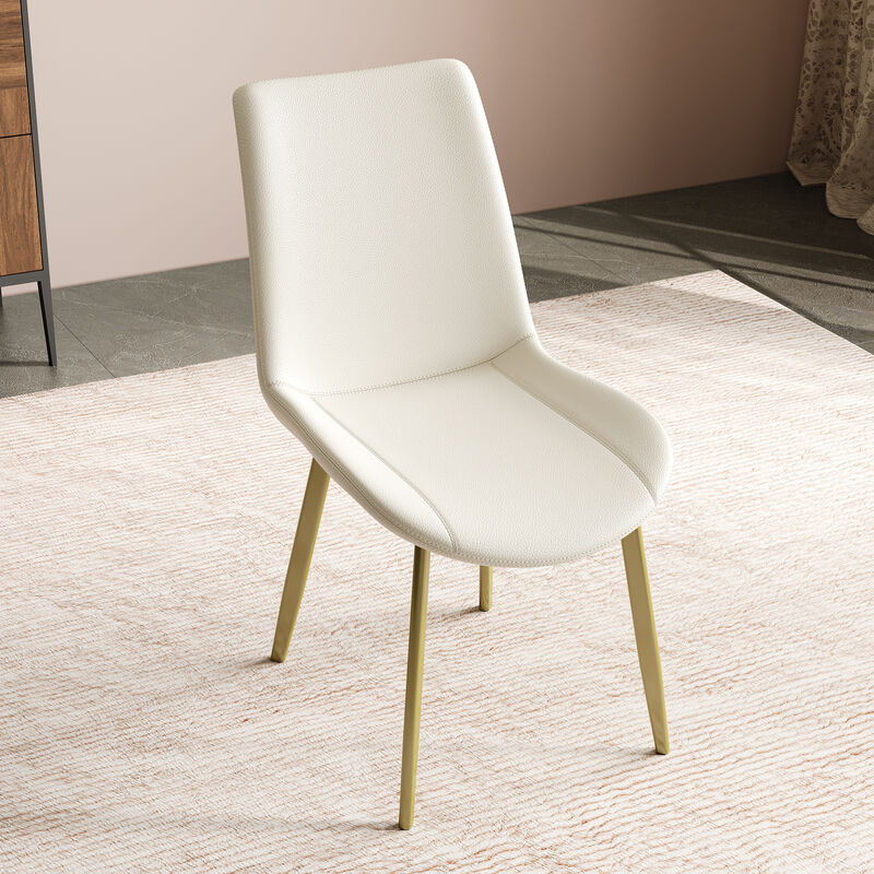 GOODSILO Modern Industrial Design Dining Chairs Set of Four with Ergonomic Comfort image number 8