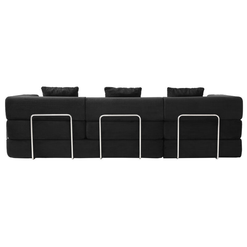 Mernri 108'' Modular Sectional Sleeper Sofa image number 4