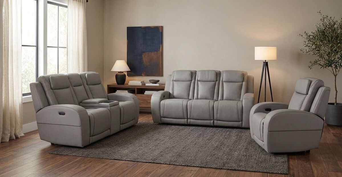 Bowden Power Leather Immersive Sofa
