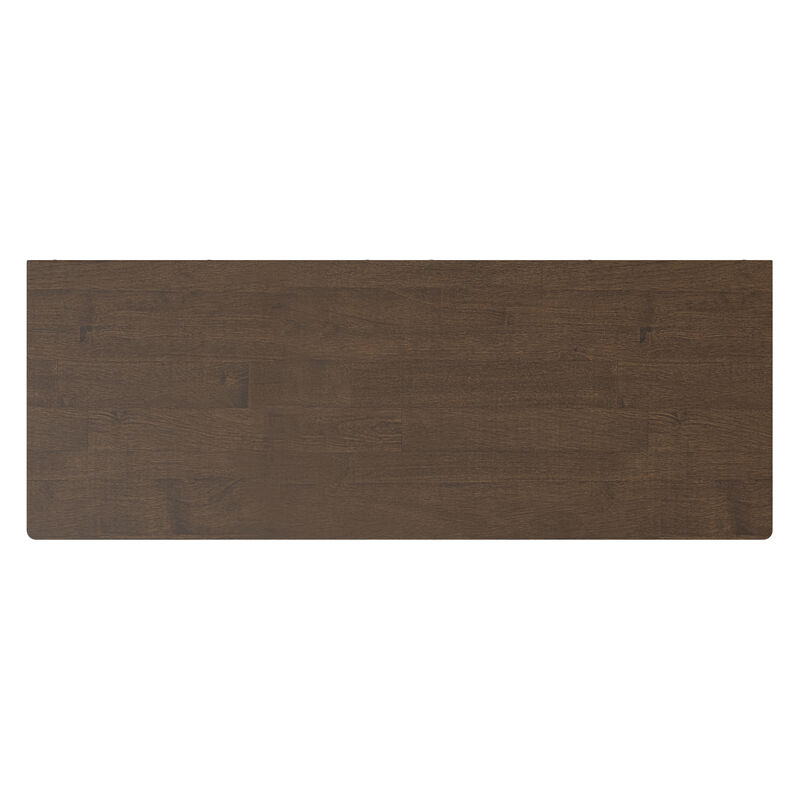 Harper SOLID HARDWOOD 40 inch Wide Mid Century Modern Entryway Storage Cabinet in Walnut Brown image number 6
