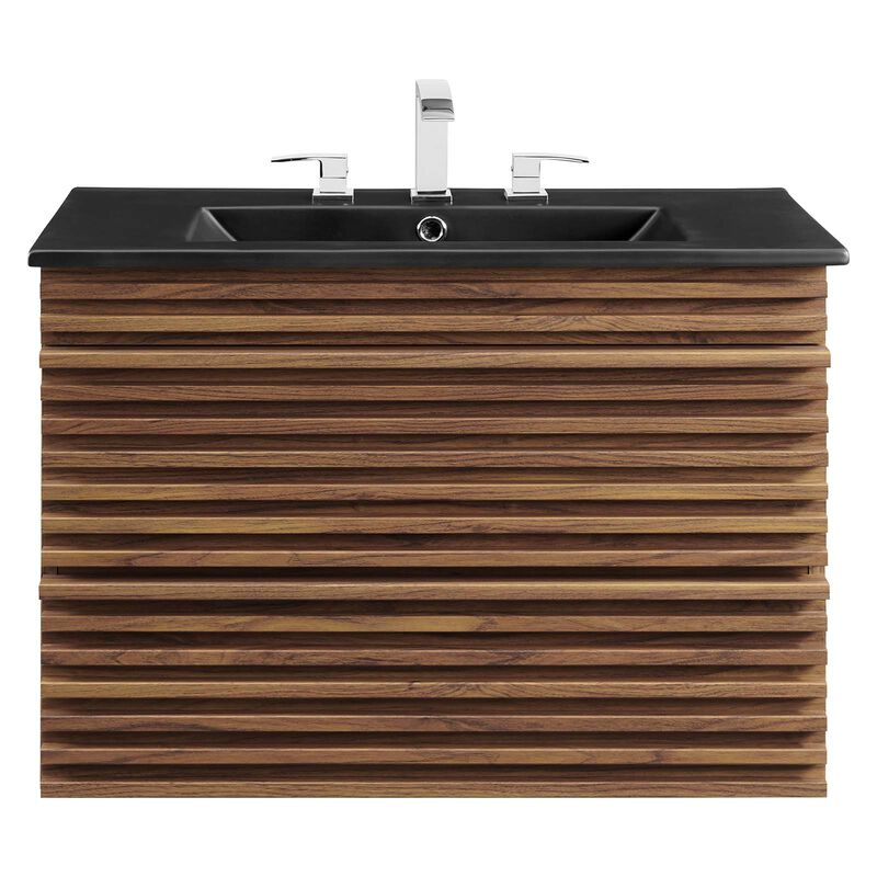 Render 30" Wall-Mount Bathroom Vanity image number 0