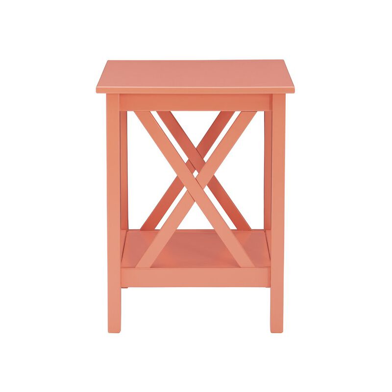 Linon Davis Coral End Table image number 6