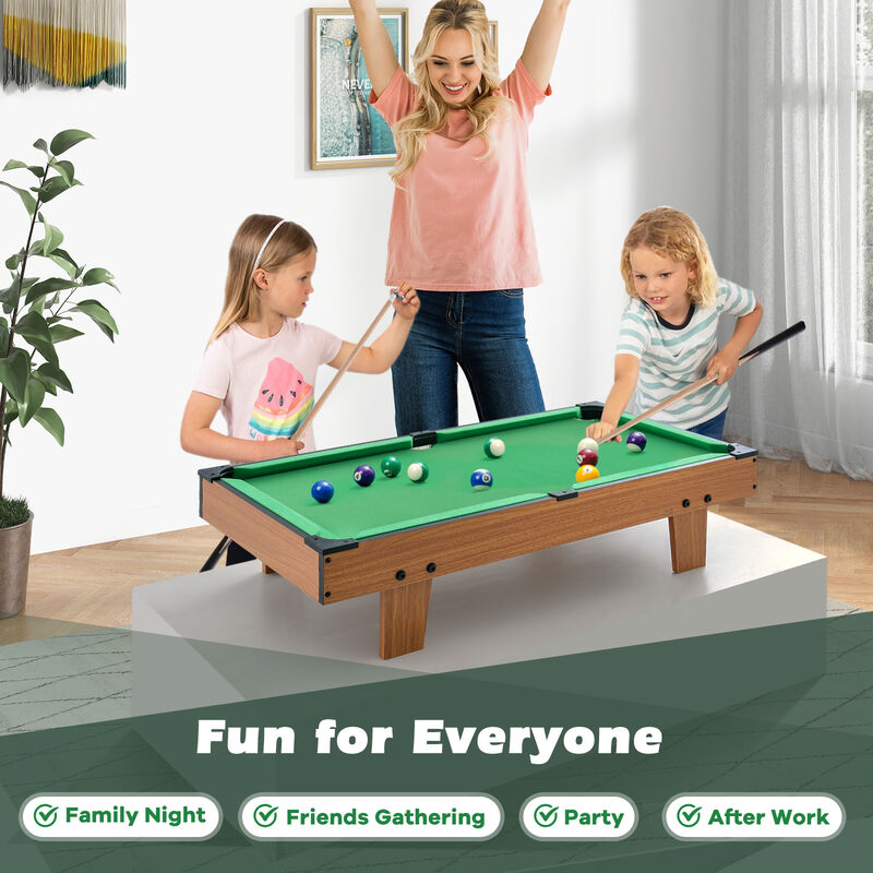 Multi Game Table with Foosball Pool Hockey and Table Tennis for Kids and Adults-Natural image number 6