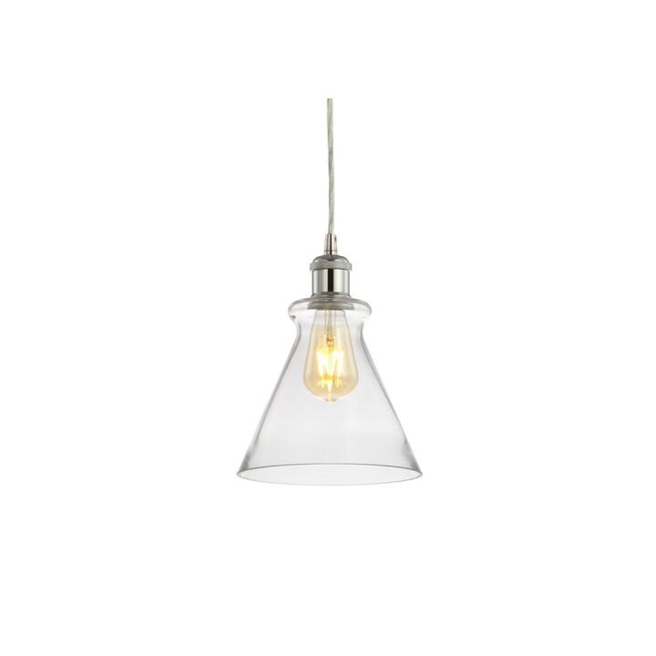 Goldwater Adjustable Drop Metal/Glass LED Pendant